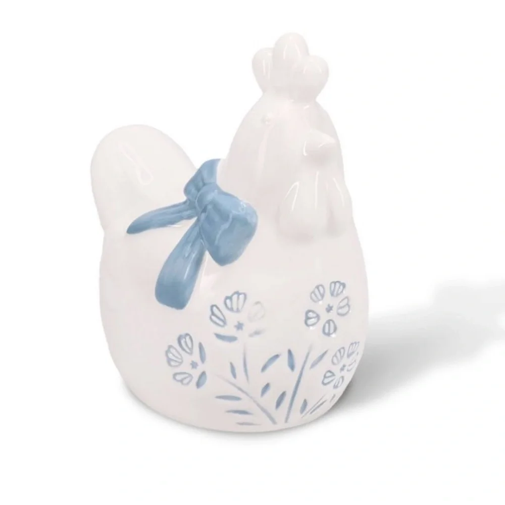 New Full Set of 3 Ceramic Floral Figurals: Duck, Hen, & Bunny from Target 2026